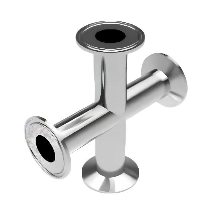SS 316L Cross Tee (TC End) – ASME BPE Standard